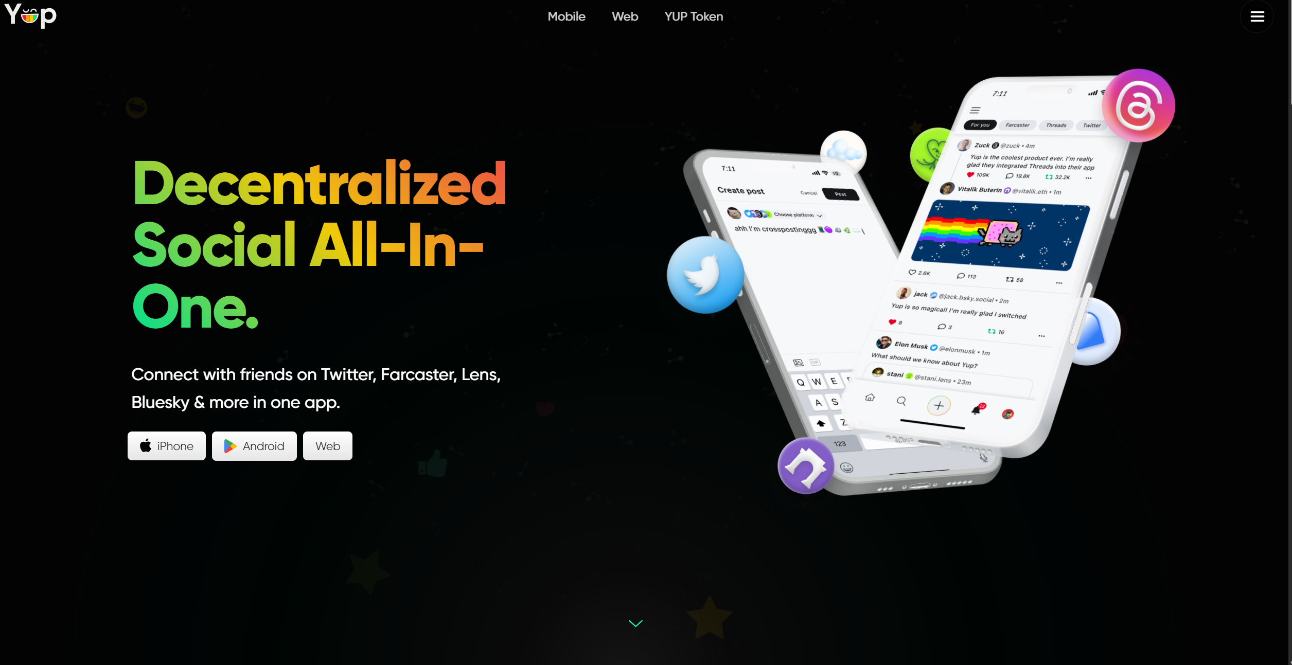 YUP-IO website